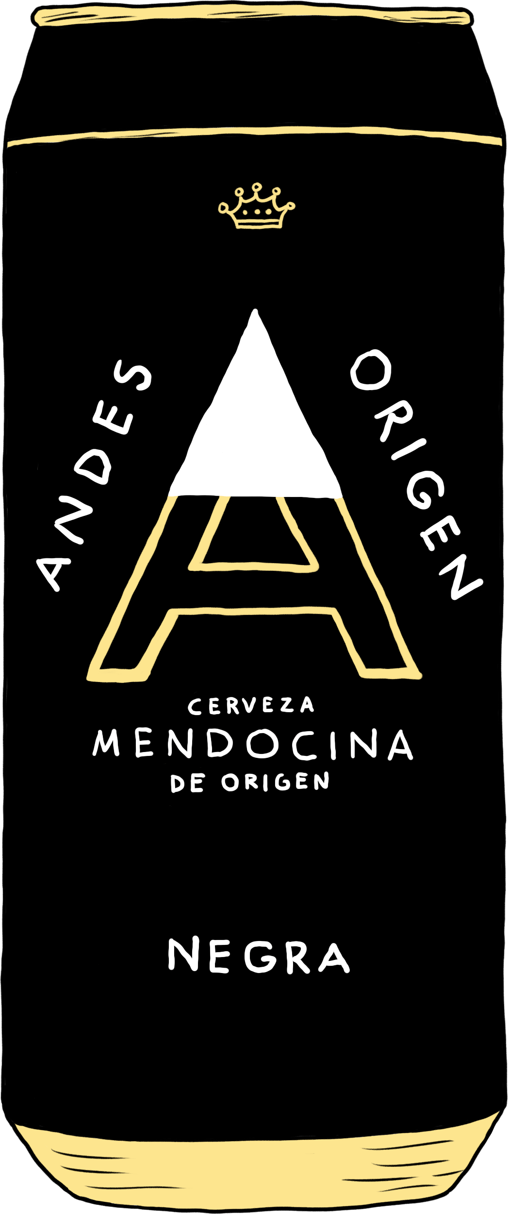 Lata Andes Origen Negra